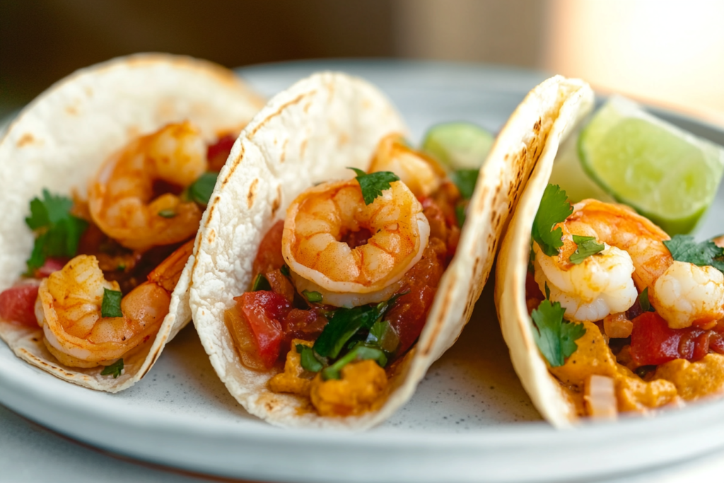 Sizzling Shrimp Tacos