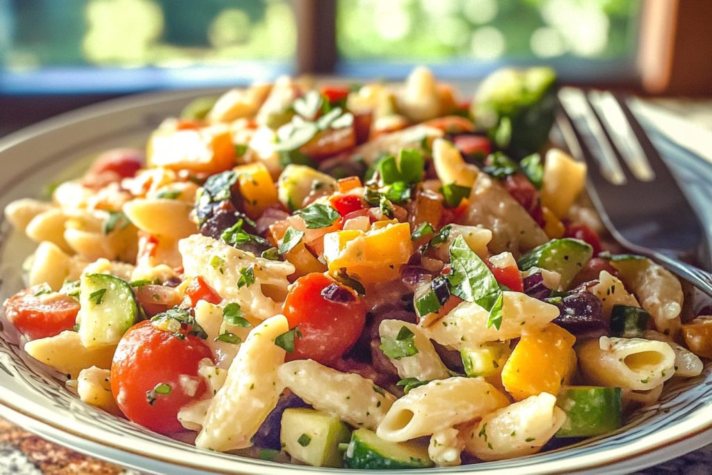 Back-to-School Veggie Pasta Salad