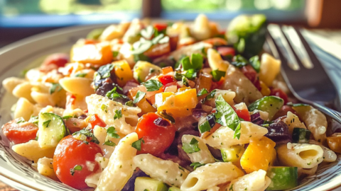 Back-to-School Veggie Pasta Salad
