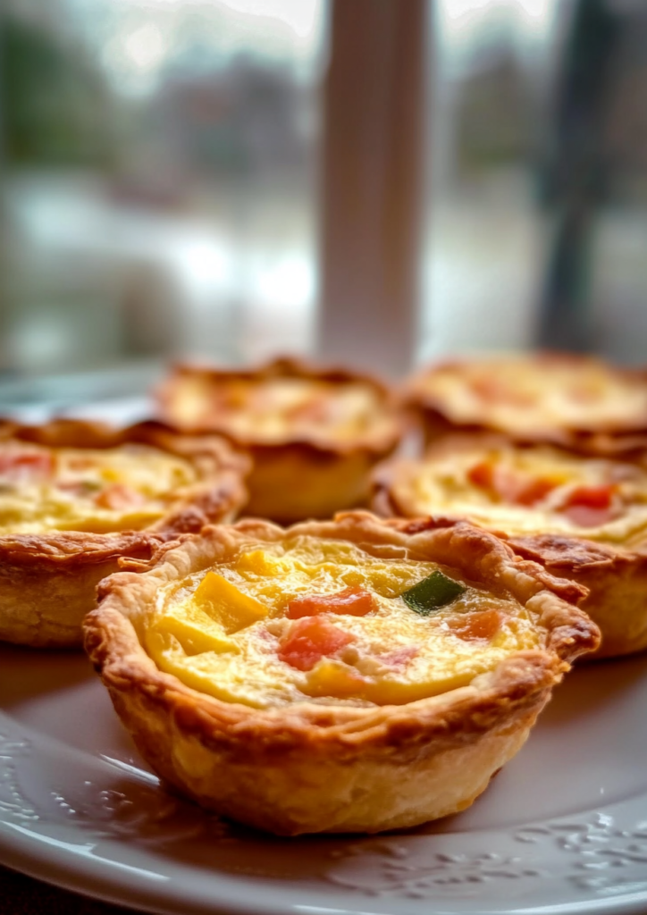 Mini quiches for lunch boxes
