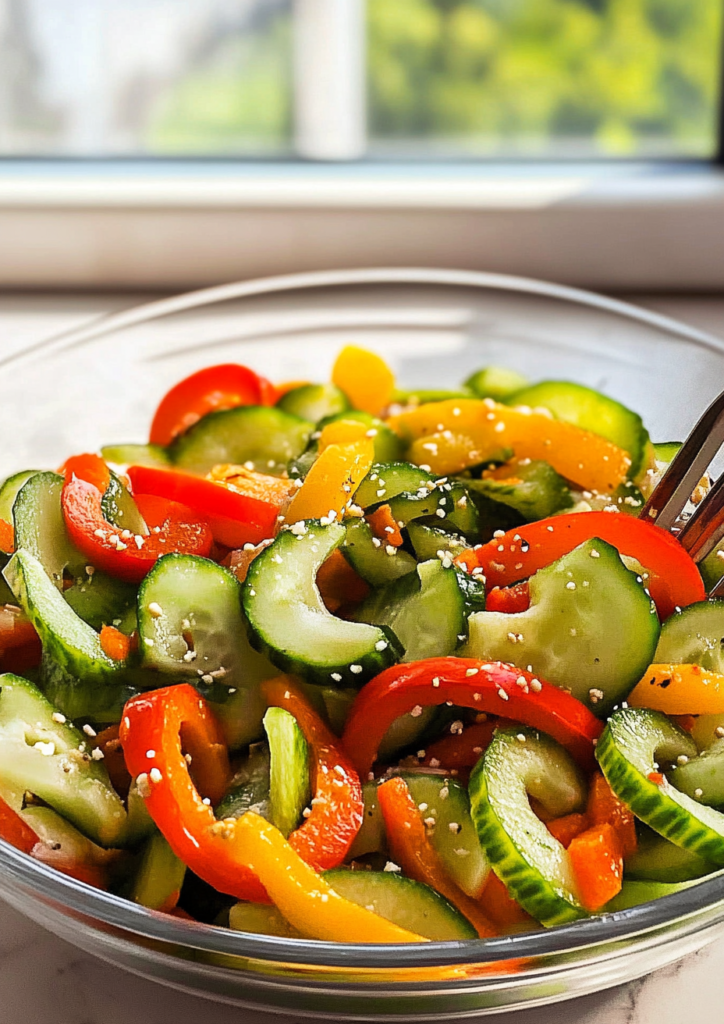 Cucumber Pepper Salad
