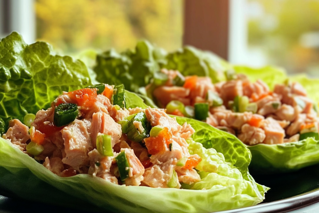Tuna Salad Lettuce Wraps