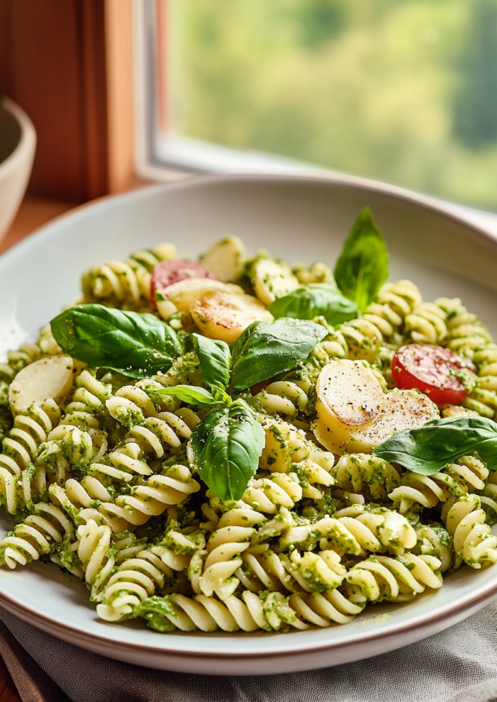 Pesto Pasta Salad for Lunch