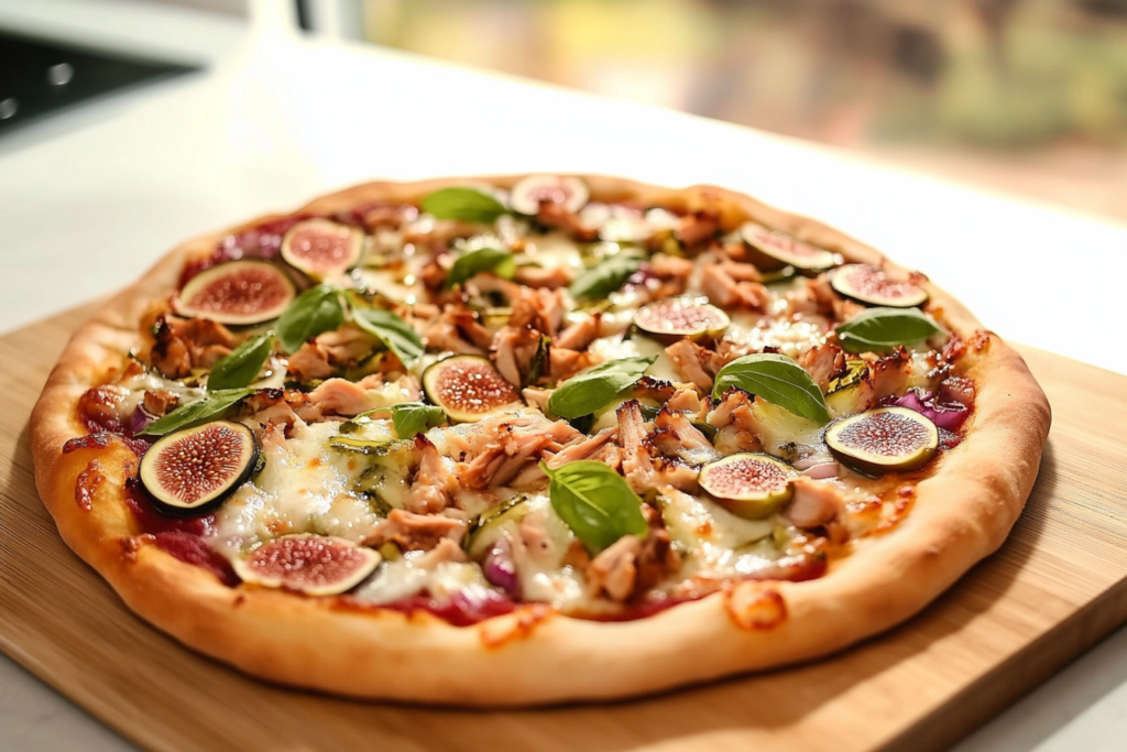 Fig and Smoked Turkey Pizza Recipe