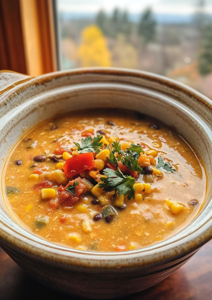 Slow Cooker Nacho Soup
