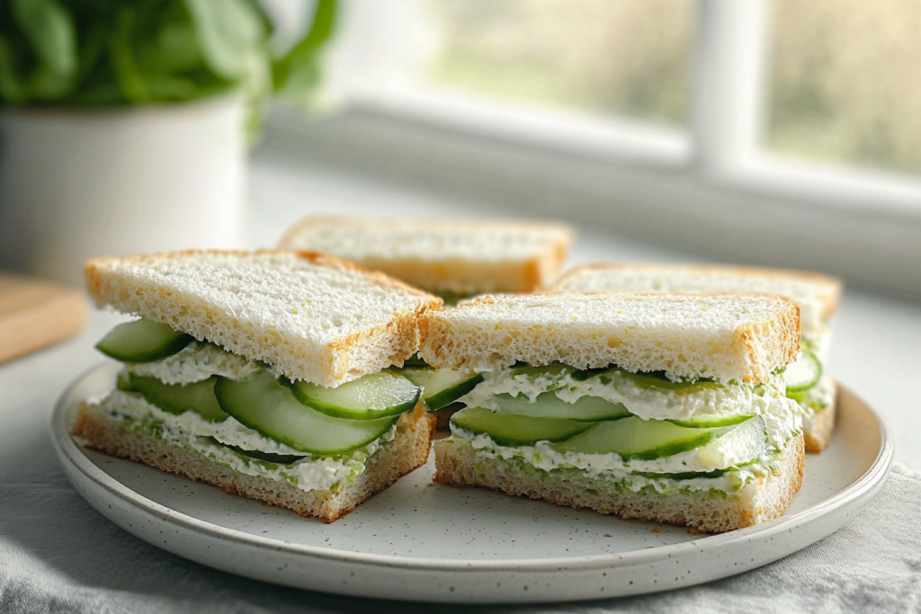 Cucumber sandwiches