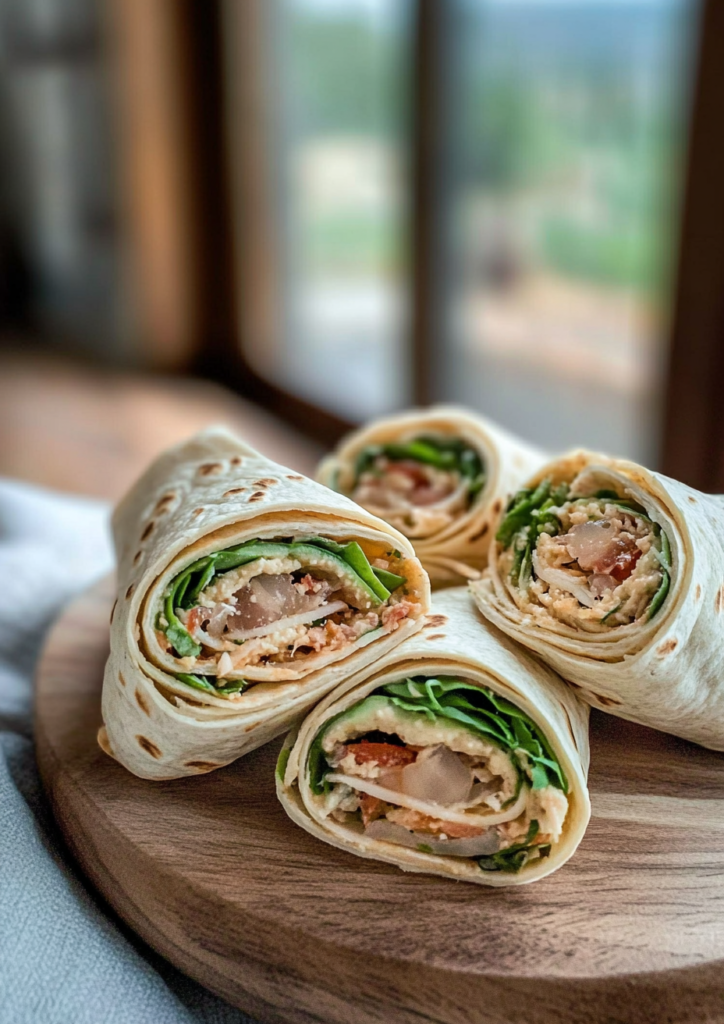 mini wraps for poolside snacking