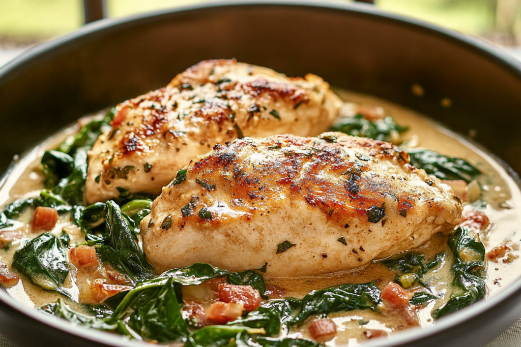spinach chicken recipe