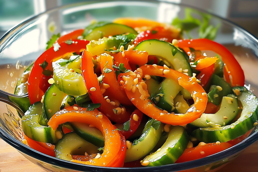 Cucumber Pepper Salad