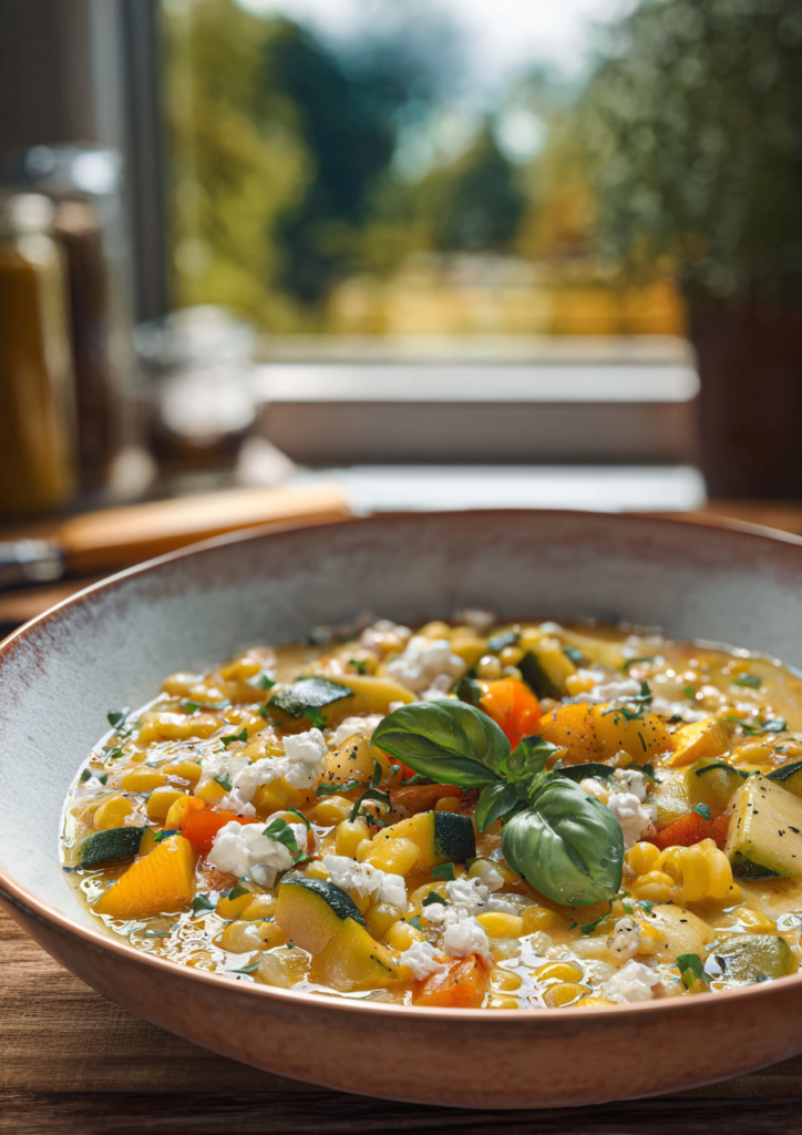 zucchini corn chowder