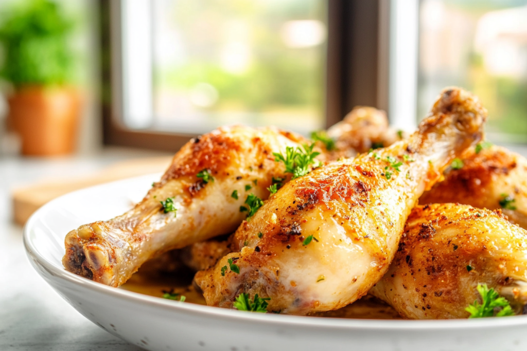 crispy baked chicken legs