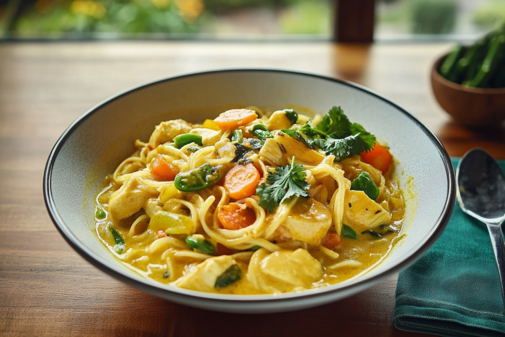 Tropical Coconut Curry Noodles