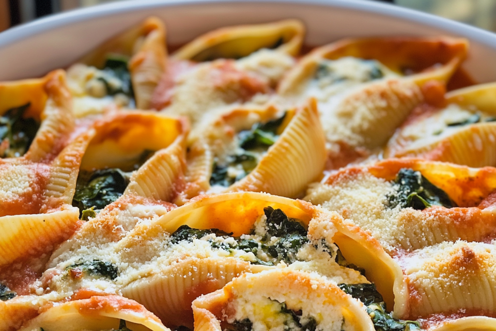 Spinach Ricotta Stuffed Shells