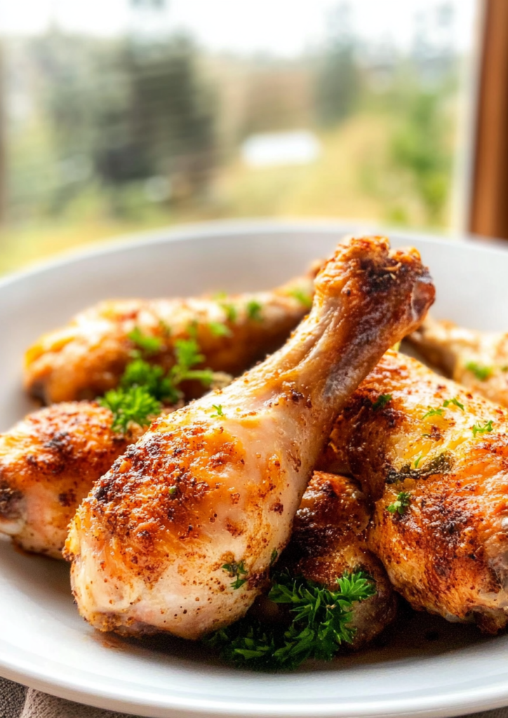 crispy baked chicken legs