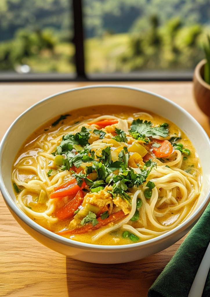 Tropical Coconut Curry Noodles