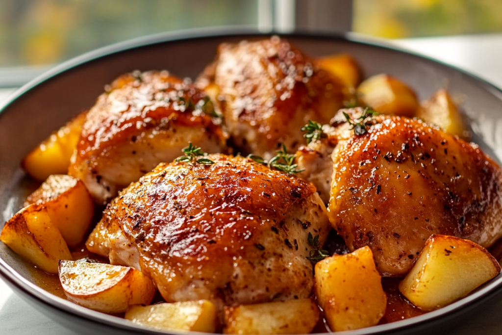 Apple Cider Glazed Chicken